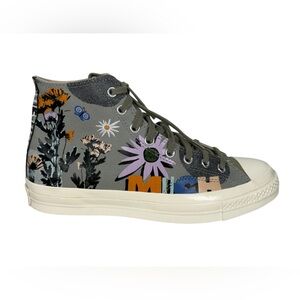 Converse Chuck Taylor 70 High Top Much Love Floral Slate Sage M 9.5 W 11.5 Shoes